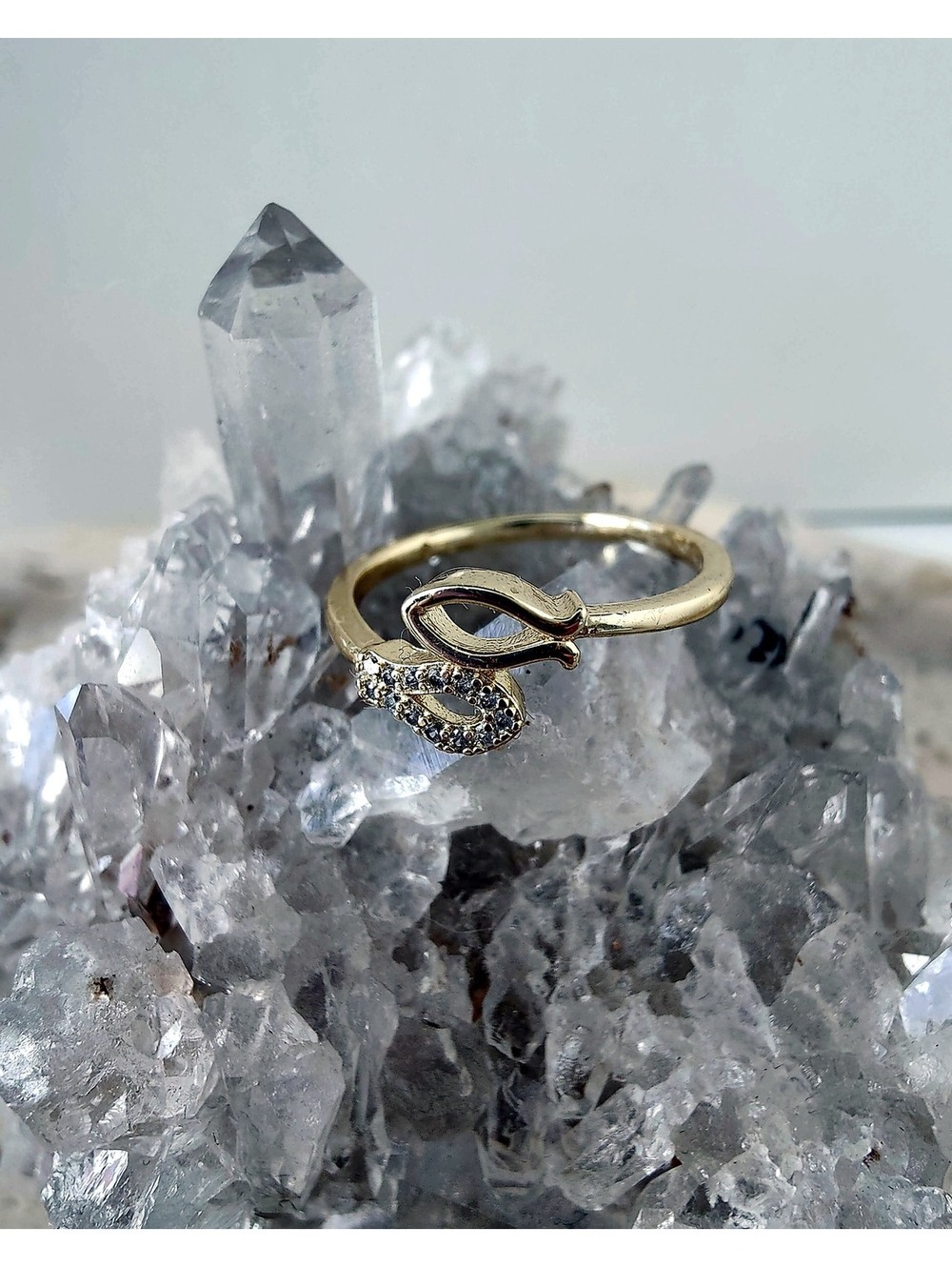 14K Gold Filled Christian Fish Ring Size 7.5